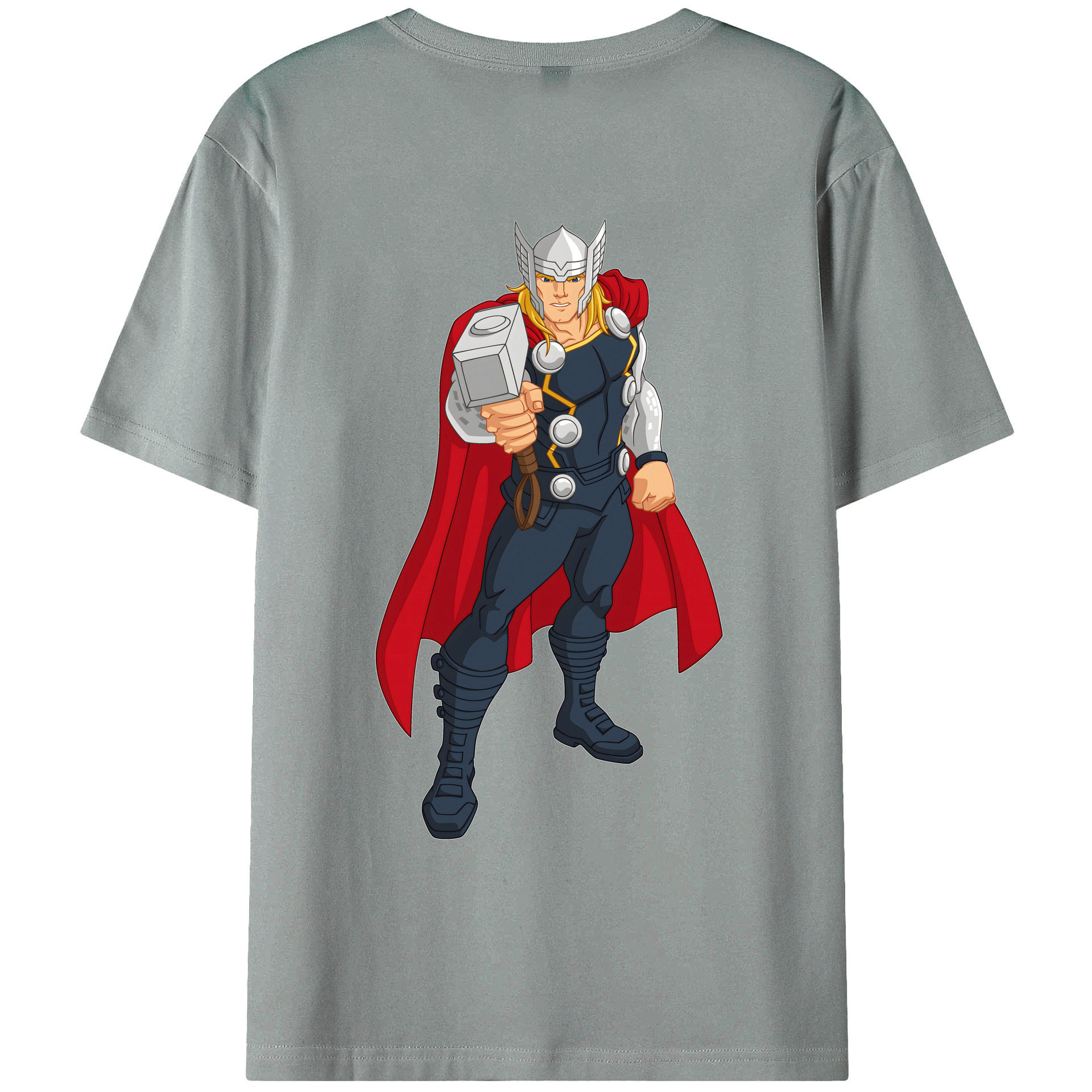 （画像用） アベンジャーズ The Avengers 綿100％ メンズ半袖Tシャツ（バックプリント） 通気性